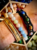 Bracelet tissé macramé, 7 Chakras