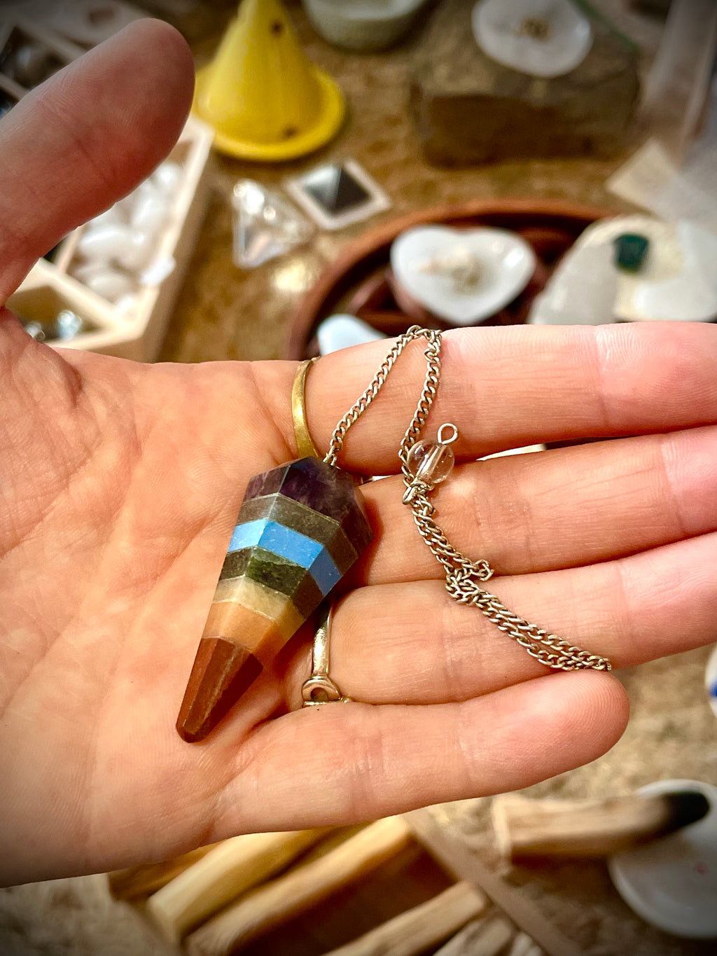 Pendule "7 chakras"