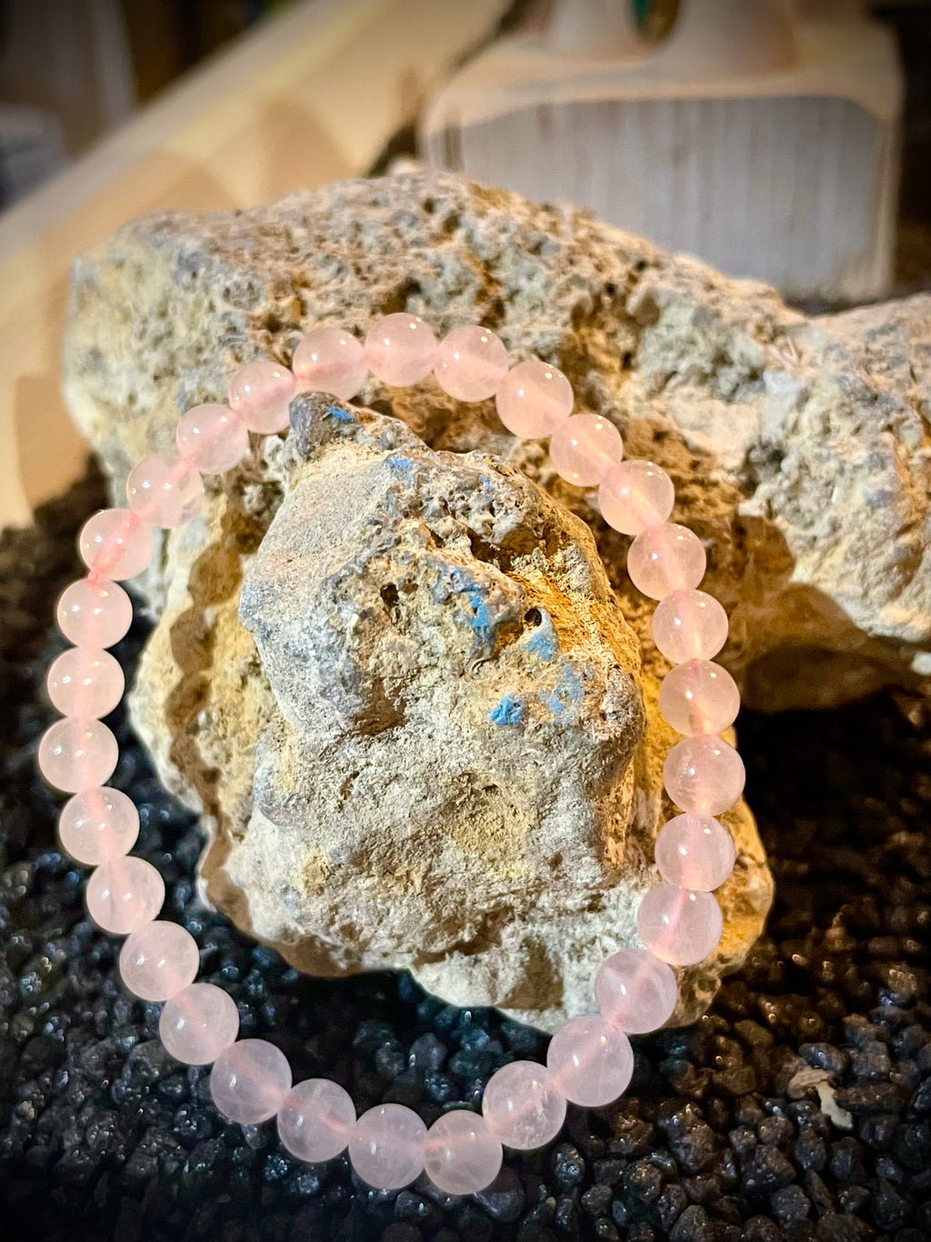 Bracelet quartz rose