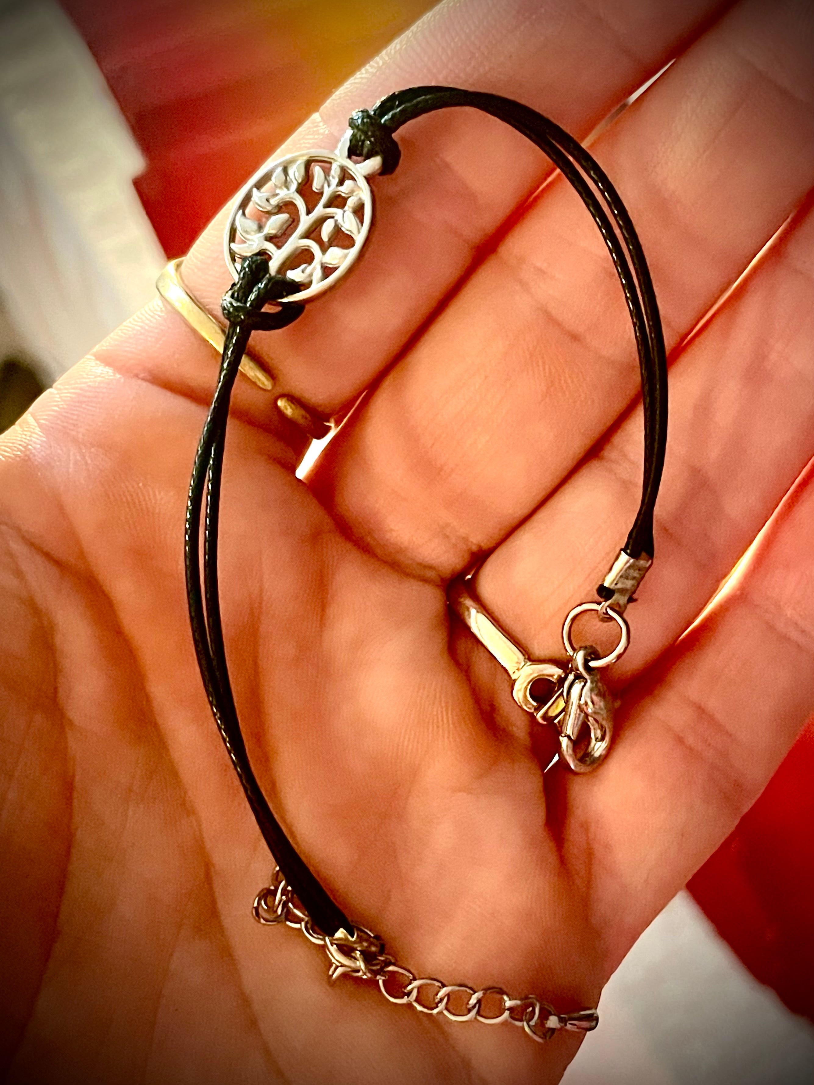 Bracelet cordon "Arbre de vie"