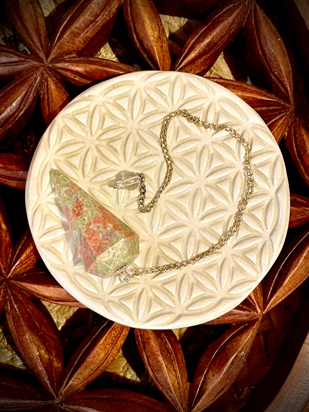 Pendule Unakite