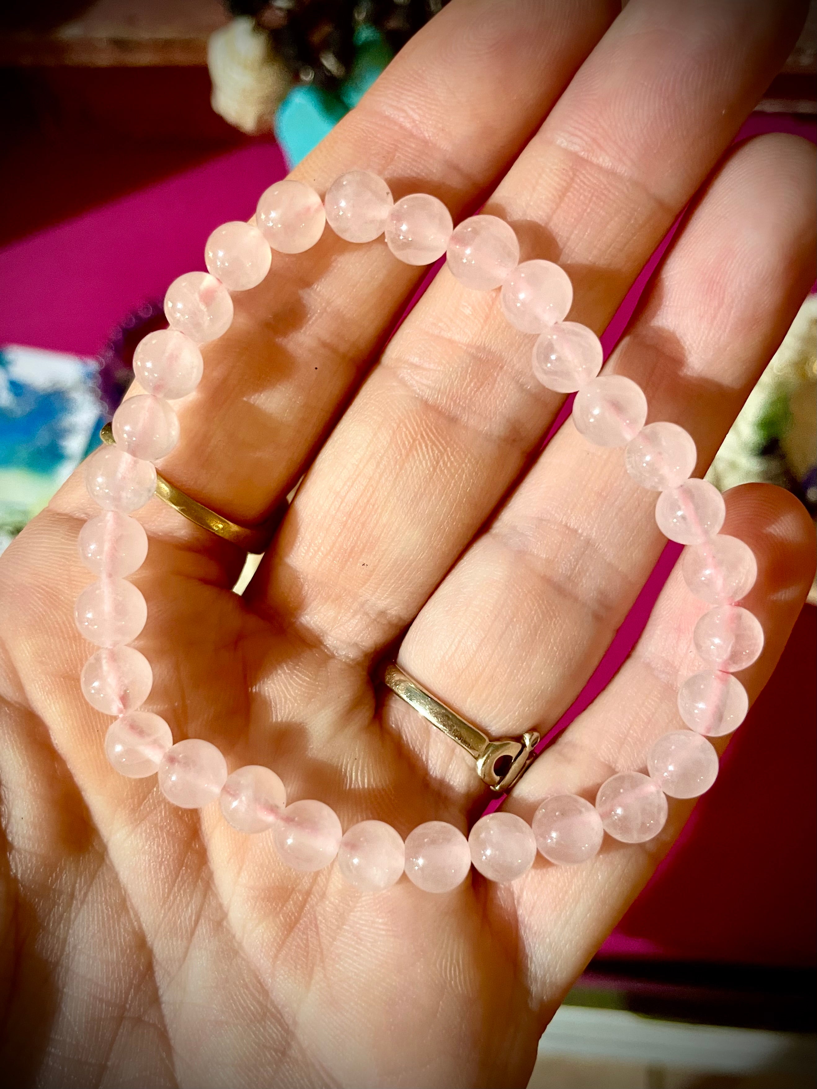 Bracelet quartz rose