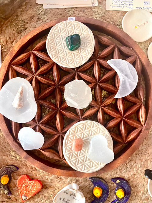 Fleur de vie en céramique