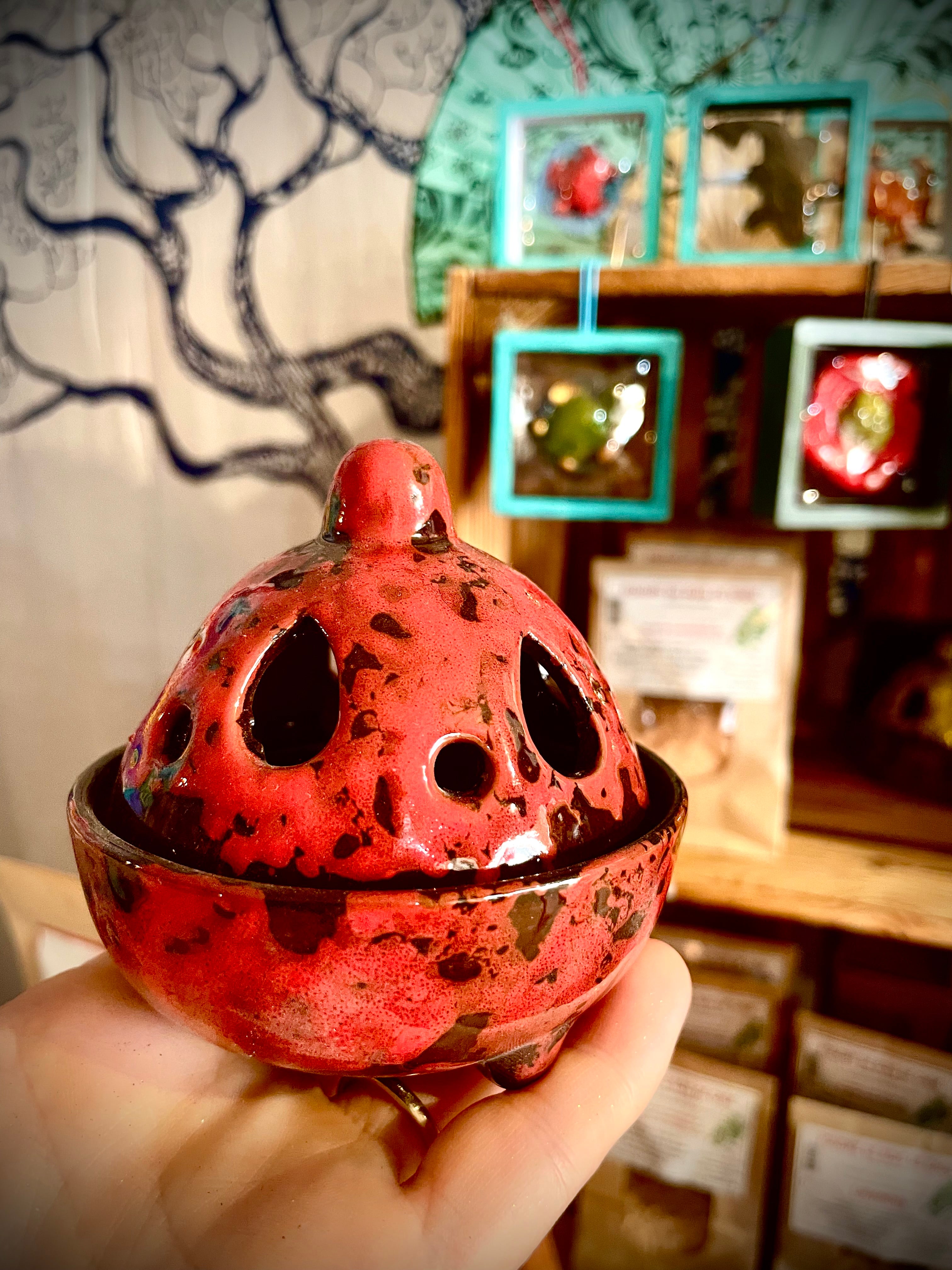 Lampe magique en céramique, Cévennes