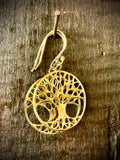 Boucles d'oreilles fines Arbre de vie