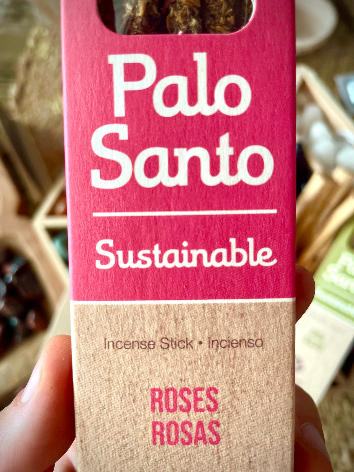 Encens - Palo santo et pétales de rose