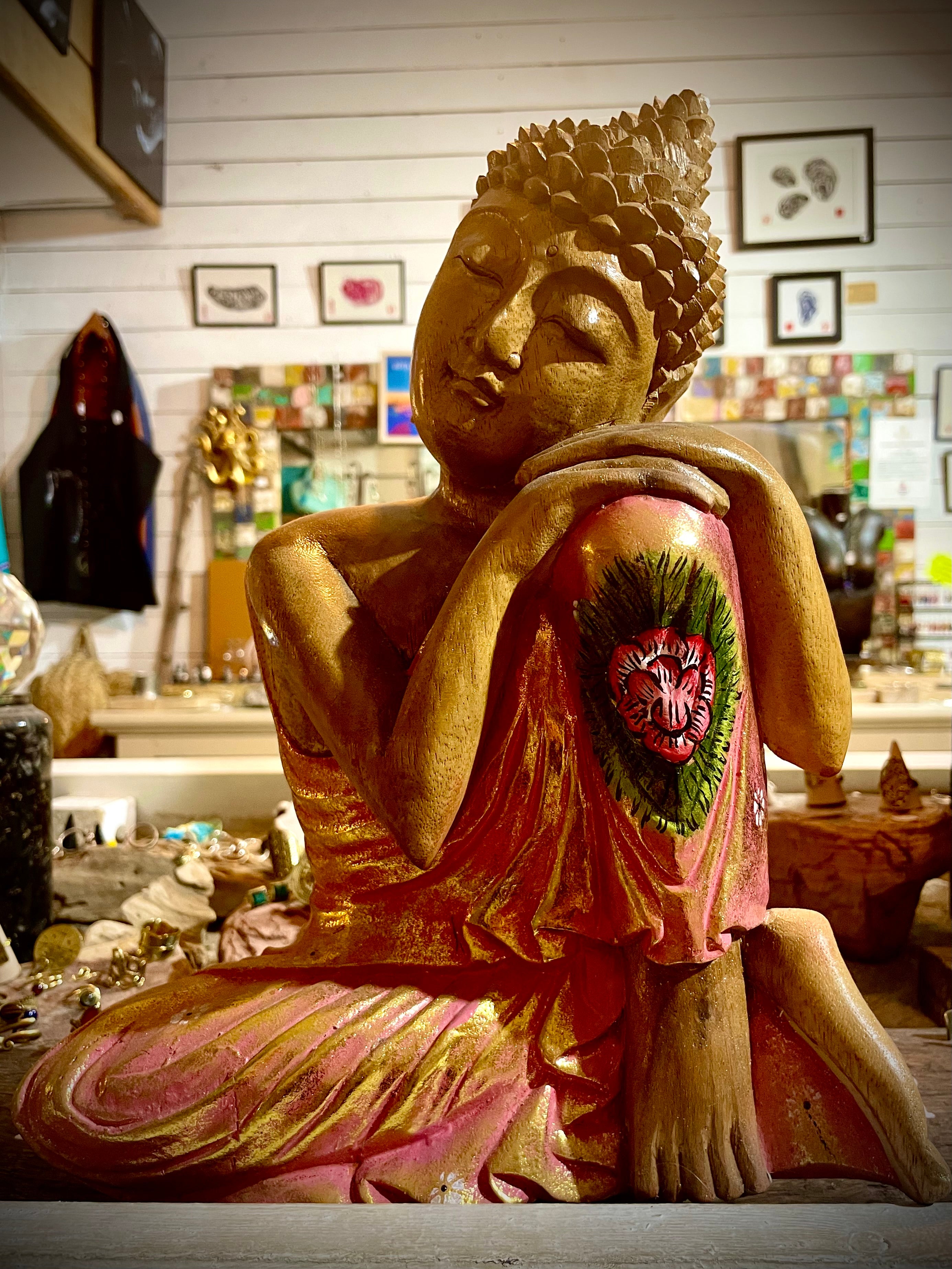 Grand Bouddha Relax, rose
