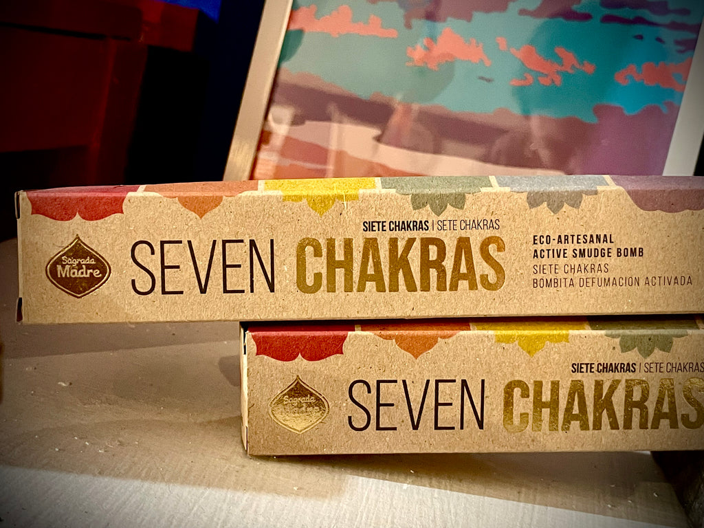 Coffret boules d'encens "Sept chakras"
