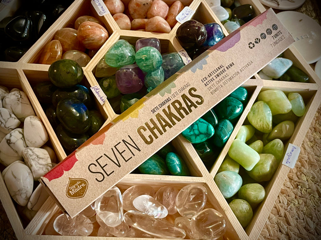 Coffret boules d'encens "Sept chakras"